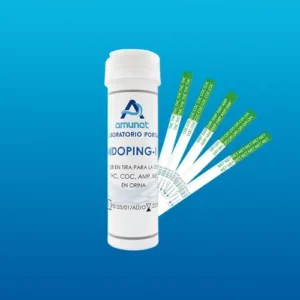 Tiras antidoping detección de 5 parámetros (THC, MET, AMP, COC, OPI) en orina